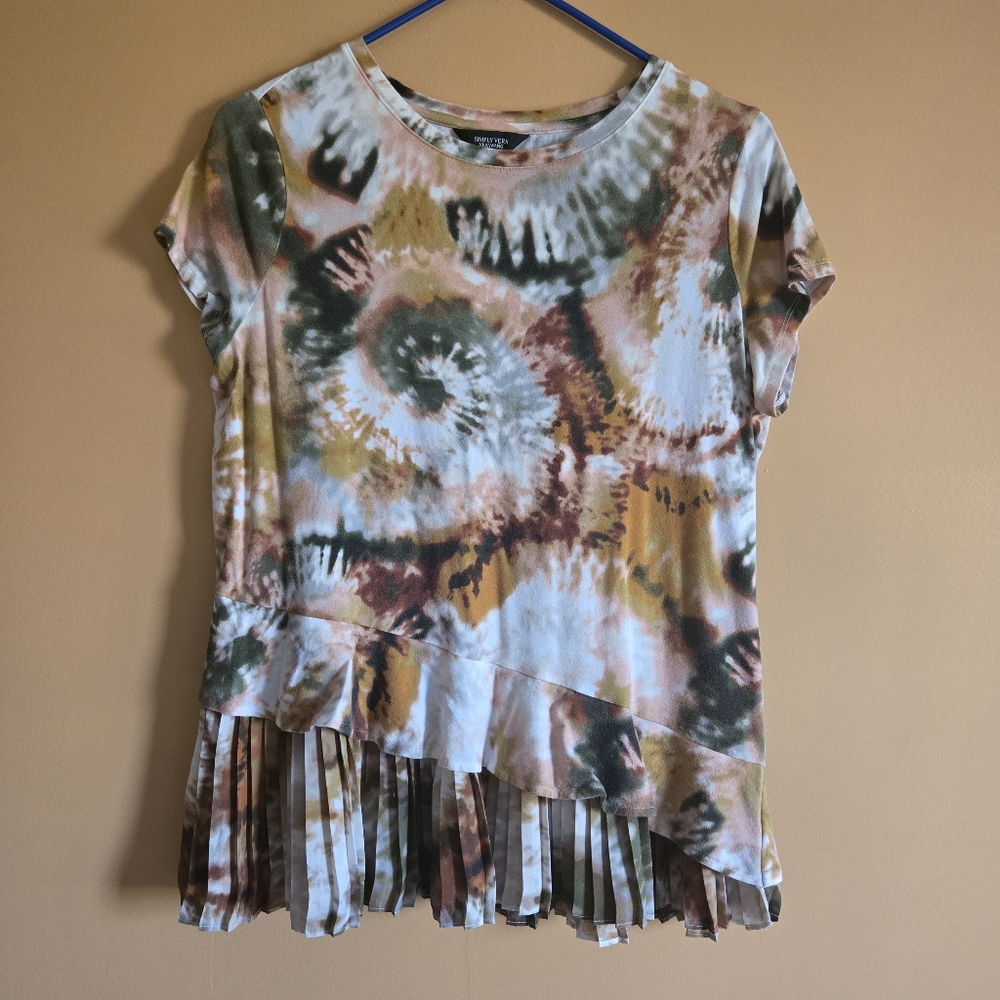 Simply Vera Wang Tie Dye Top PTP=20"